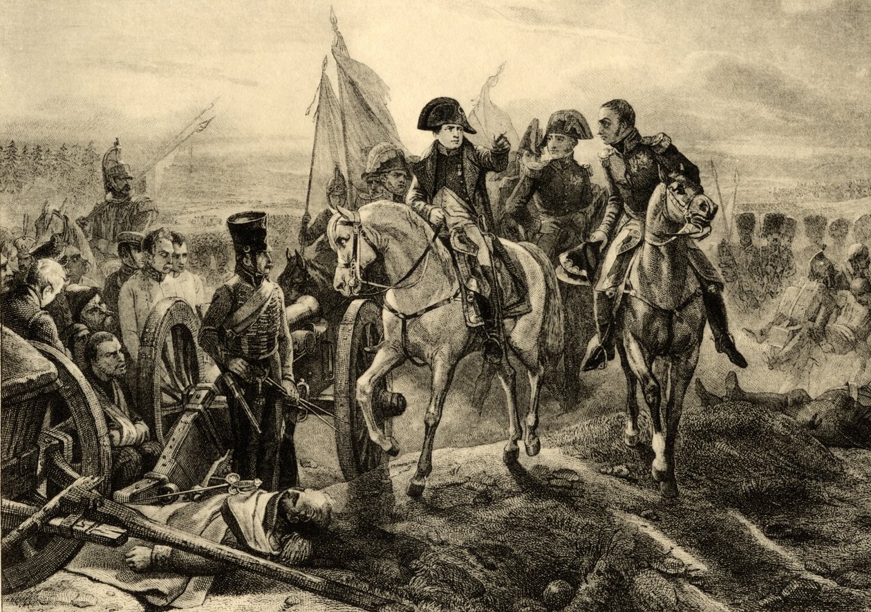 A friedlandi csata, 1807. június 14. (litho) alkotó: Emile Jean Horace Vernet
