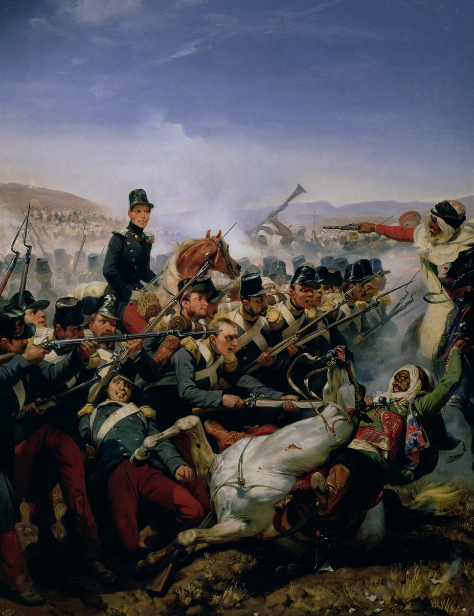 A szomahi csata, 1839 alkotó: Emile Jean Horace Vernet