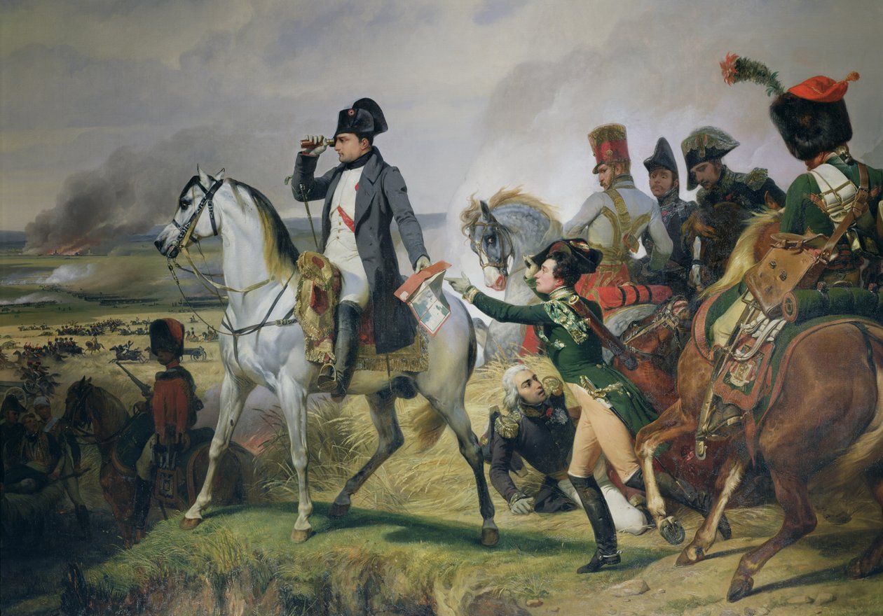 A wagrami csata, 1809. július 6., 1836 alkotó: Emile Jean Horace Vernet
