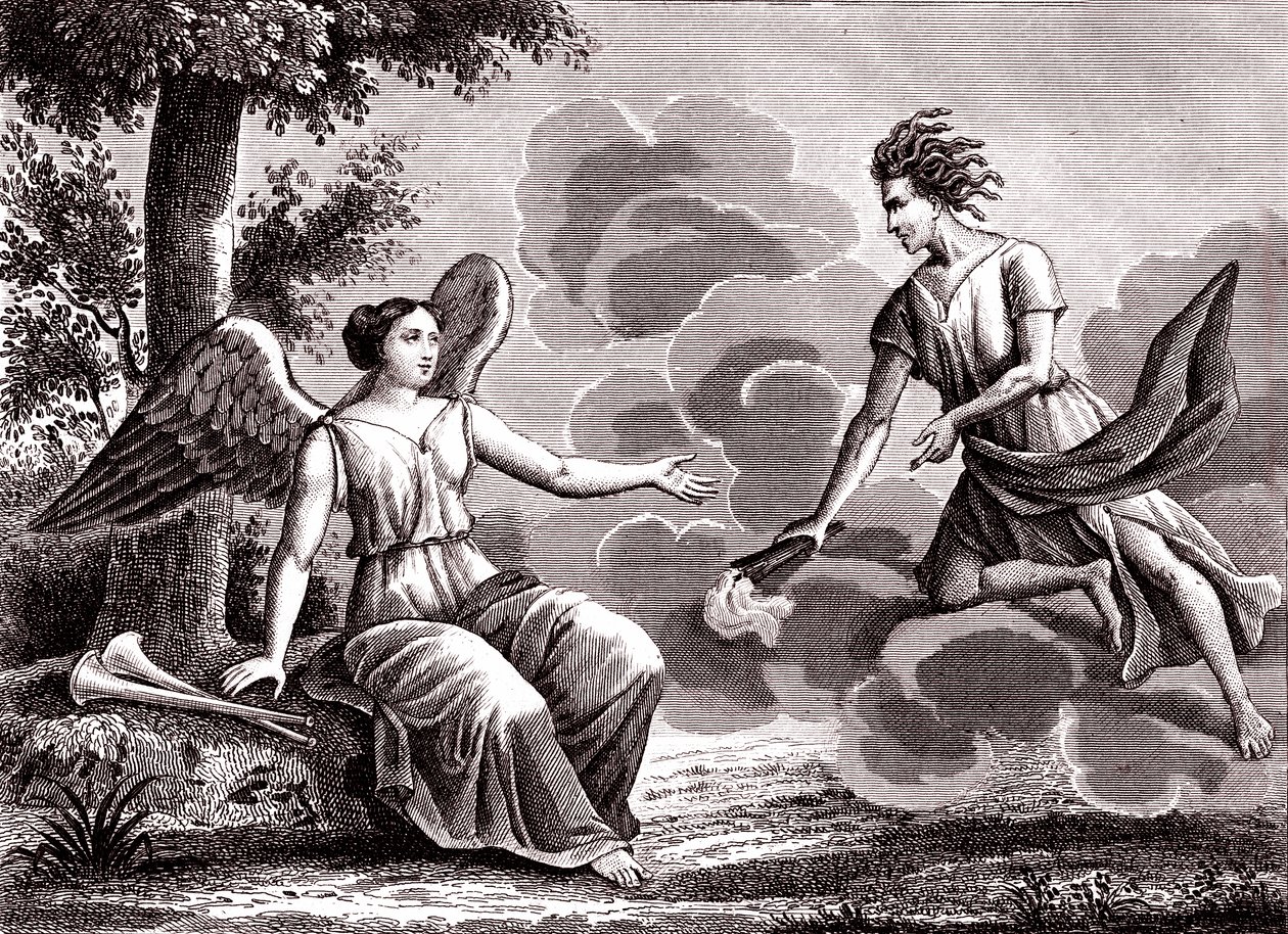A viszály, La Fontaine Fable alkotó: Emile Joseph Alexandre Gouget