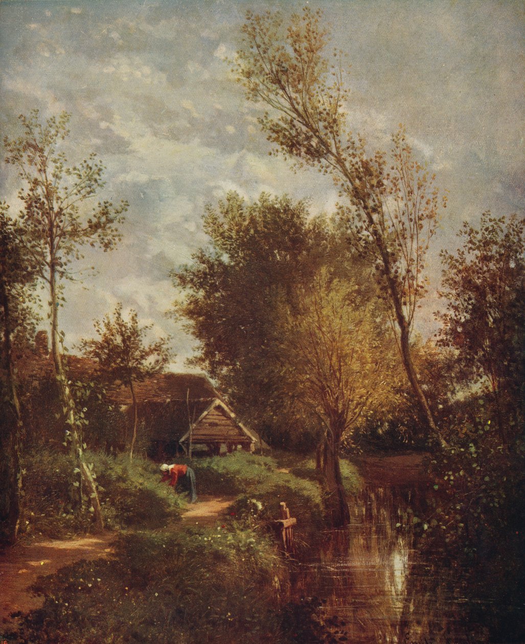 Ecouen, 1858, c1915 alkotó: Emile Lambinet