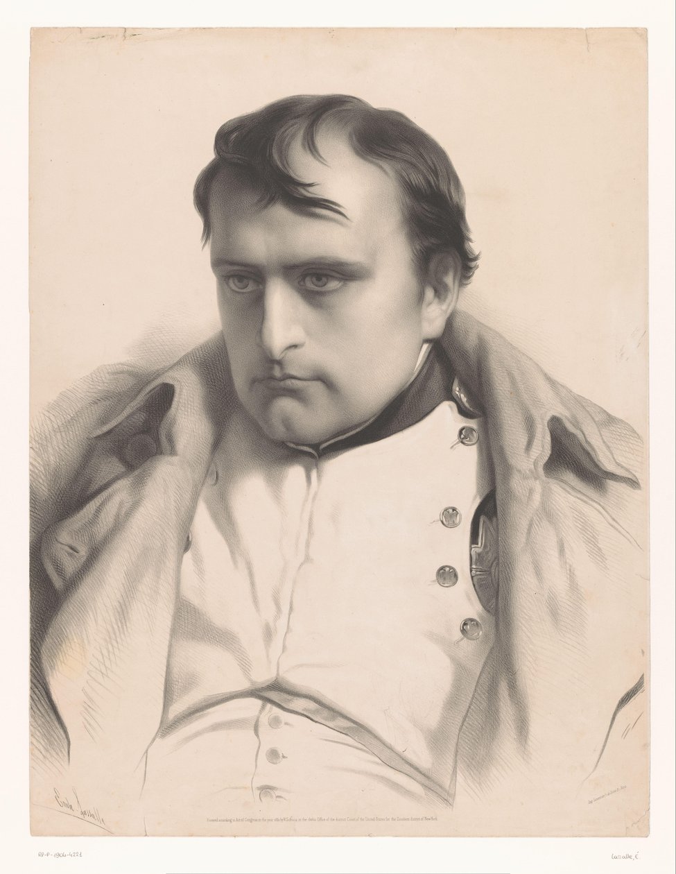I. Napóleon portréja Válogatott művészek tanulmányai (sorozat címe) Etudes choisies (sorozat címe) alkotó: Emile Lassalle