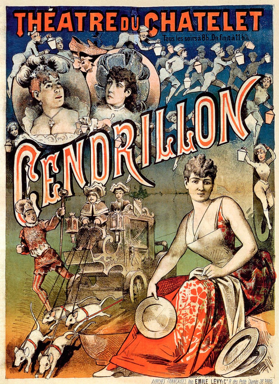 "Hamupipőke vagy a csodálatos papucs", Theatre du Chatelet, Párizs alkotó: Emile Levy