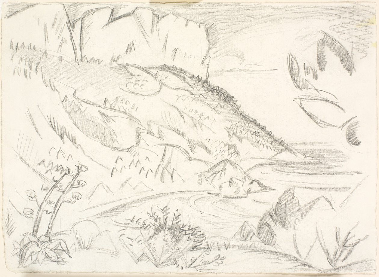 Cap Canaille ved Cassis. alkotó: Emile Othon Friesz