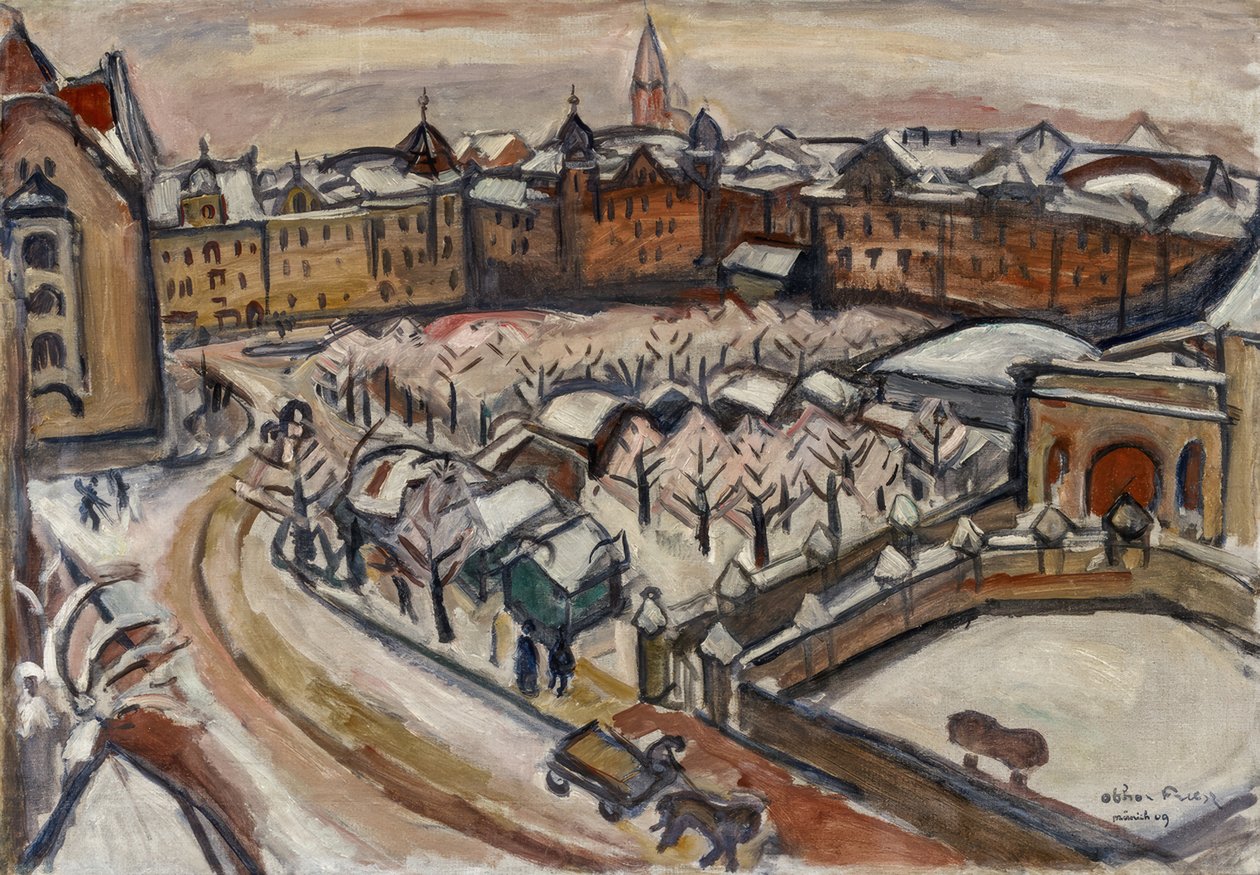 Hó Münchenben alkotó: Emile Othon Friesz
