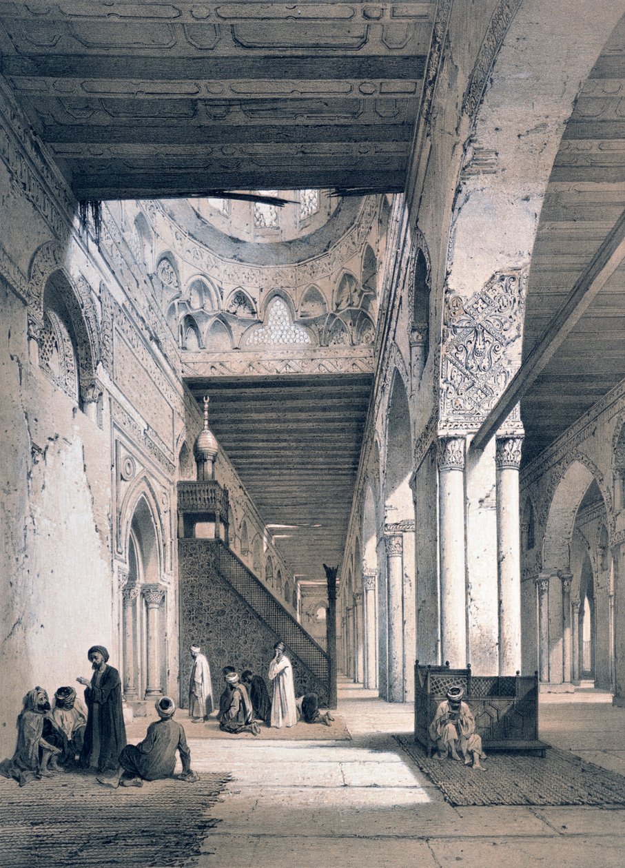 „Ahmed Ibn Touloun mecsete”, 19. század alkotó: Emile Prisse d
