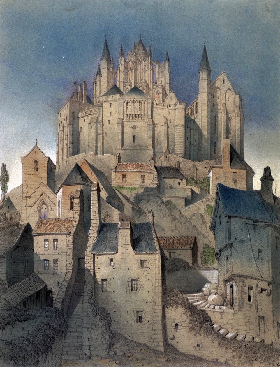 Mont Saint Michel - by Emile Sagot, Musée d
