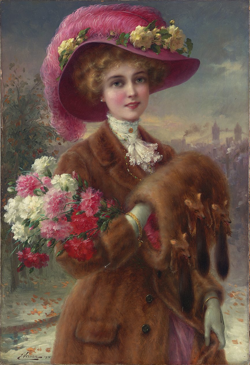 Téli szépség, 1910 alkotó: Emile Vernon