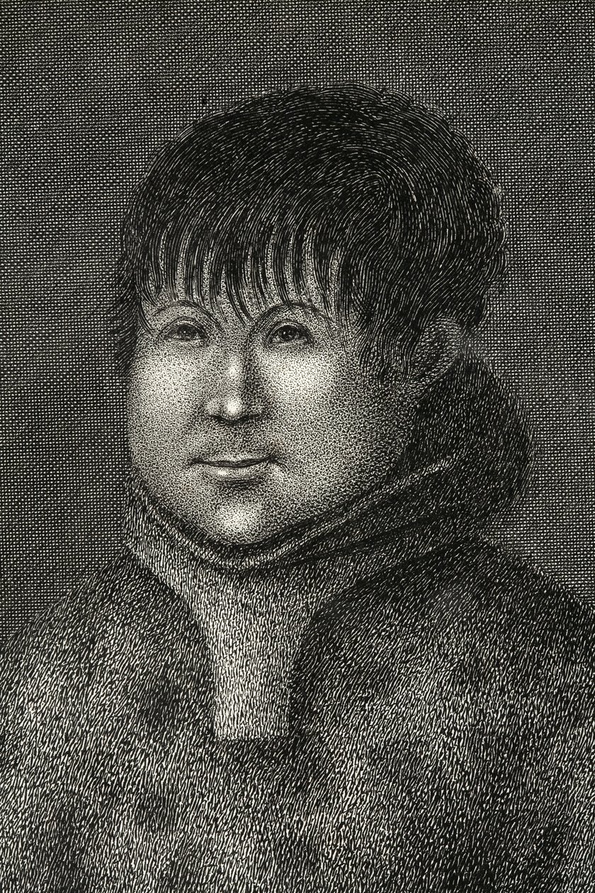 John Sakeouse, a grönlandi Jacob Soundból származó John Sakeouse, az első ismert eszkimó, aki ebben az országban tartózkodott, 1816. alkotó: Emilia Anderson