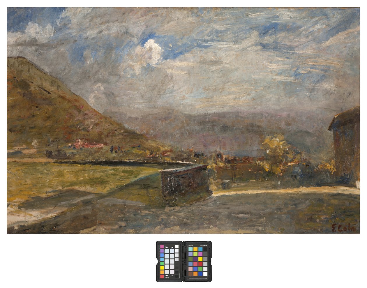 Hills in Brianza, 1915-20 alkotó: Emilio Gola