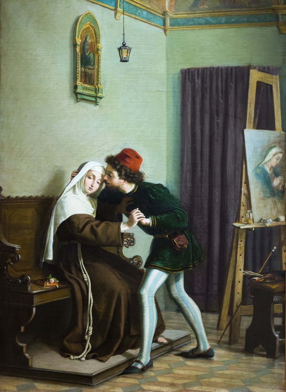 Filippo Lippi és Lucrezia Buti alkotó: Emilio Scherer