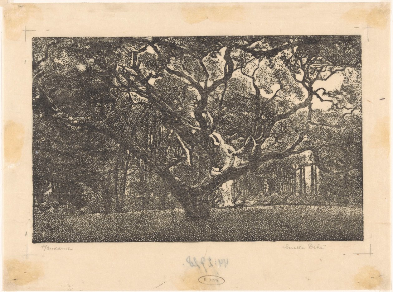 Erdő a hegyekben alkotó: Emilius Wilhelmus Dehé (signed by artist)