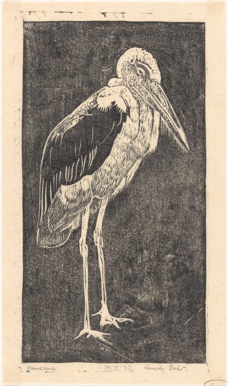 Marabu alkotó: Emilius Wilhelmus Dehé (signed by artist)