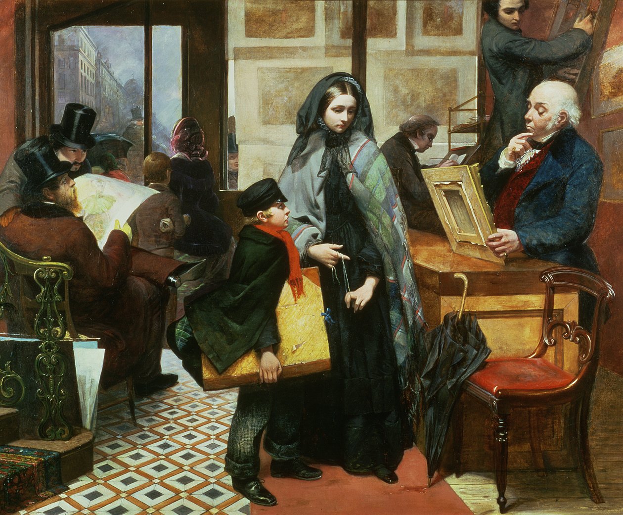 Névtelen és barátságtalan, 1857 alkotó: Emily Mary Osborn