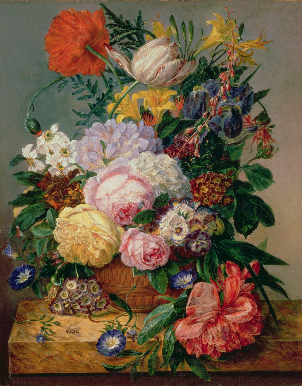 Virágok, 1840-es évek alkotó: Emily Stannard