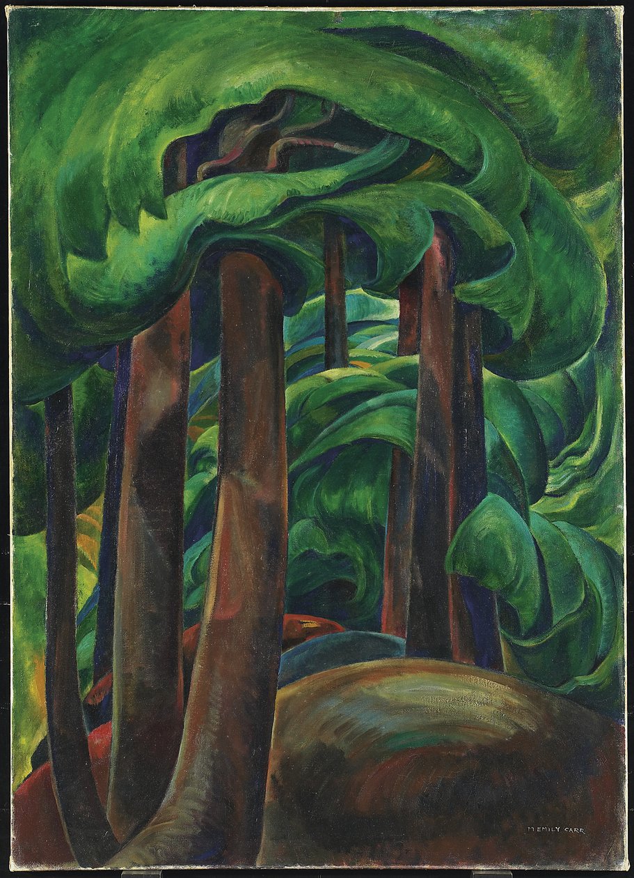 Western Forest, 1931 körül (olaj, vászon) alkotó: Emily Carr
