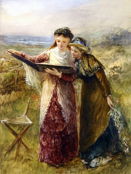 A vázlatfüzet (akvarell papíron) alkotó: Emily Farmer