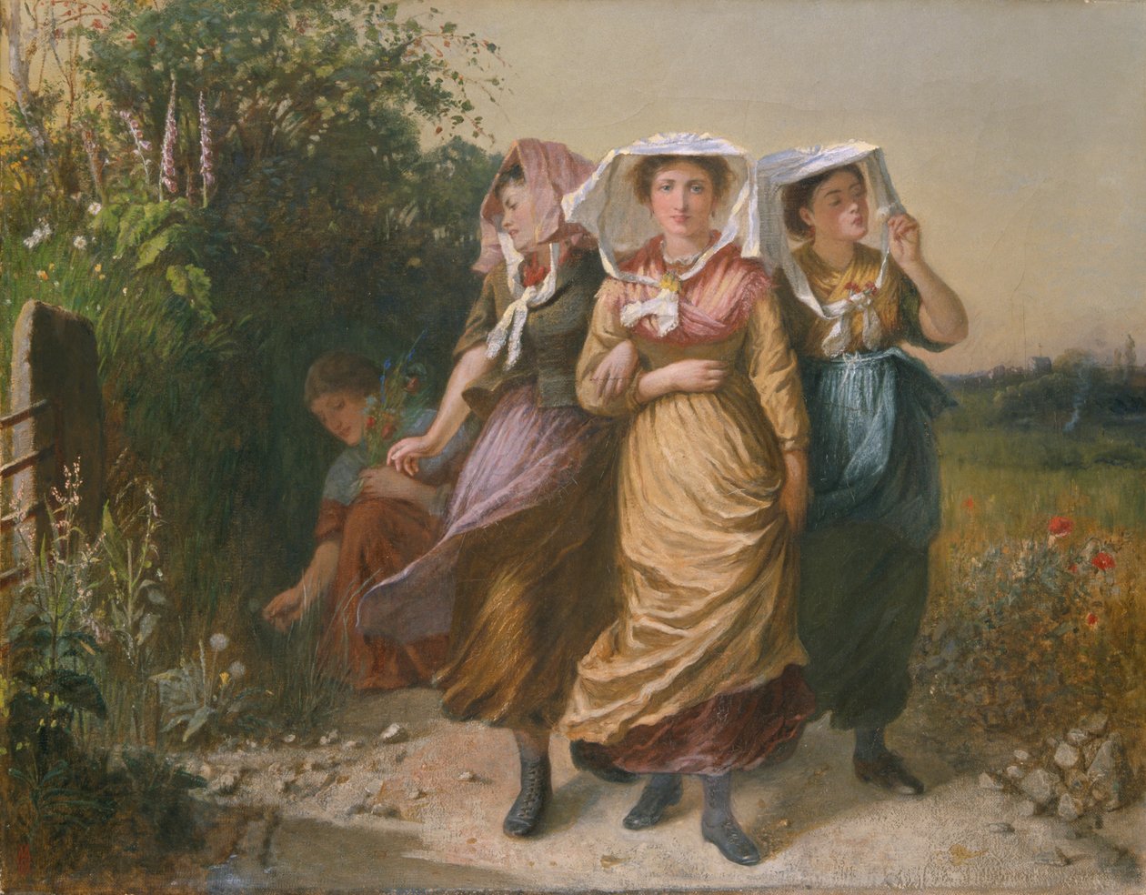 „The Bal maidens”, 1854-1913 alkotó: Emily Mary Osborn