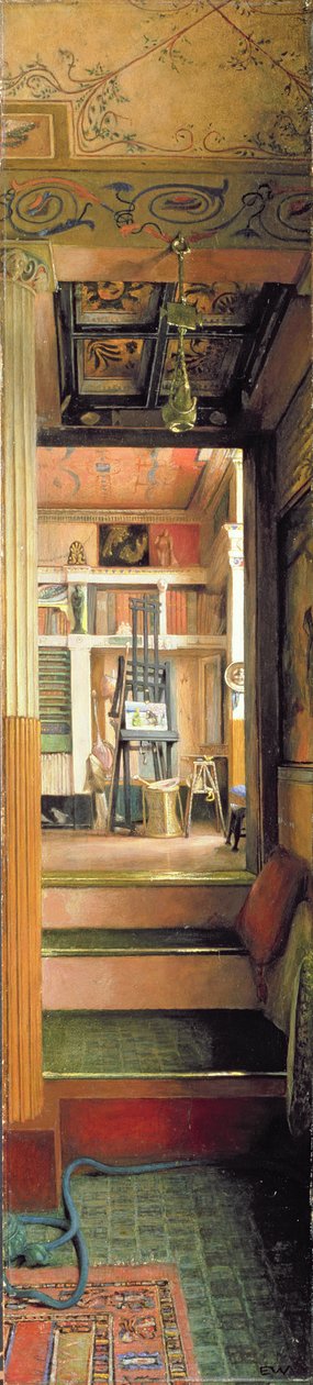 Alma-Tadema stúdiója, 1883 körül (olaj, panel) alkotó: Emily Williams
