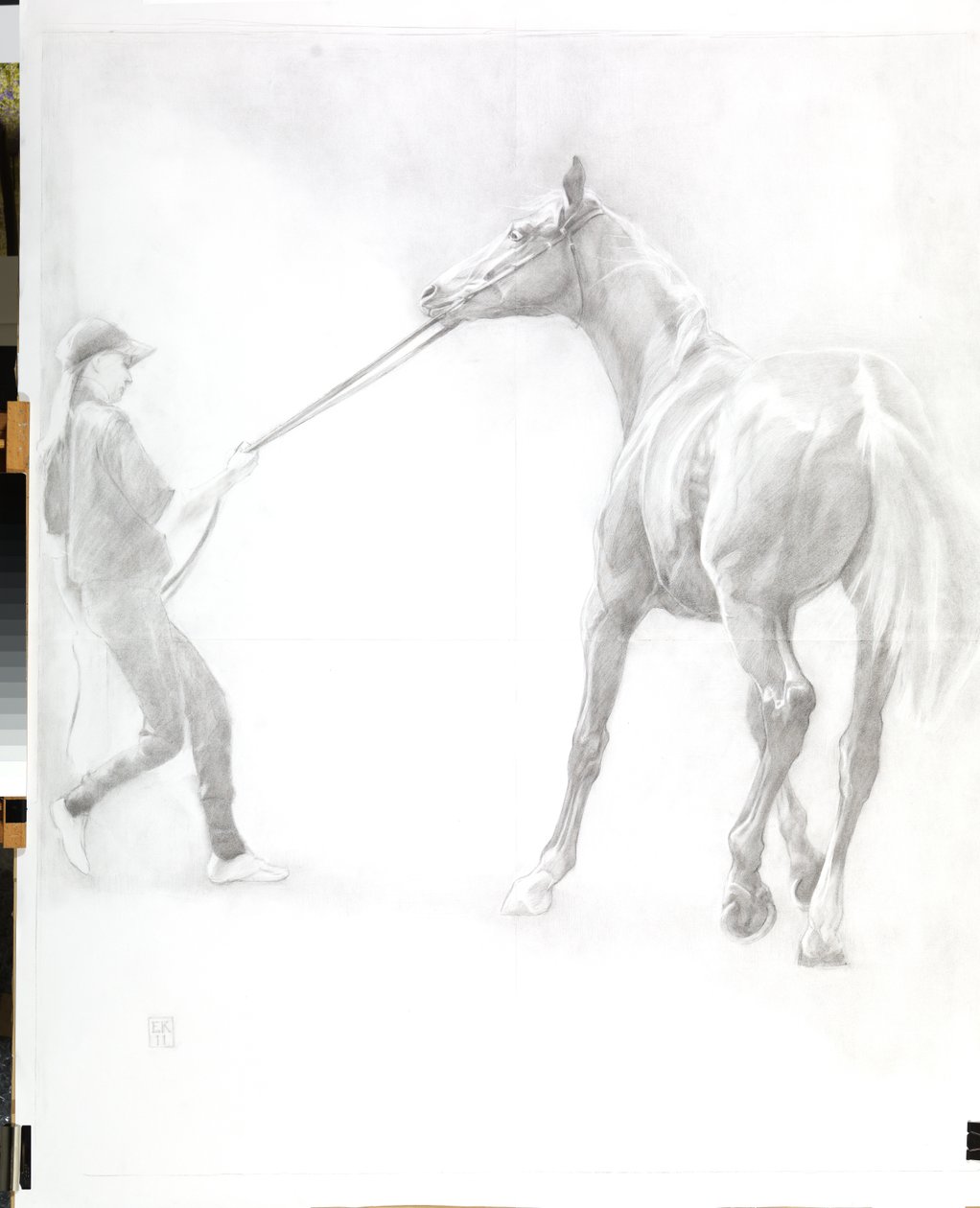 Ellenálló, 2011 (grafit papíron) alkotó: Emma Kennaway