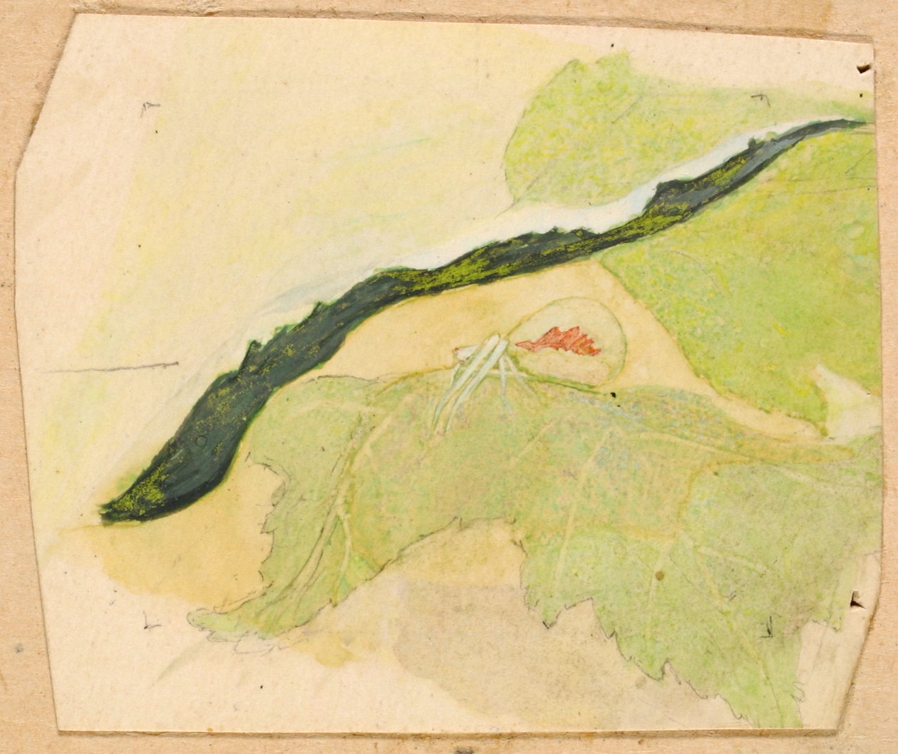 Porcelán-fehér pók, 19. század vége – 20. század eleje. alkotó: Emma Beach Thayer