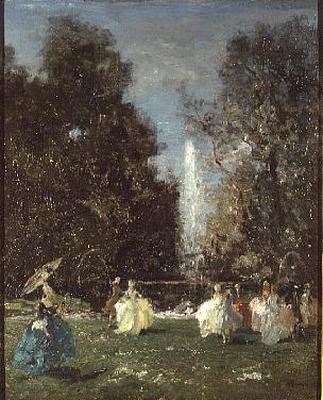 Fete Champetre a Villa dEste-ben alkotó: Emma Ciardi
