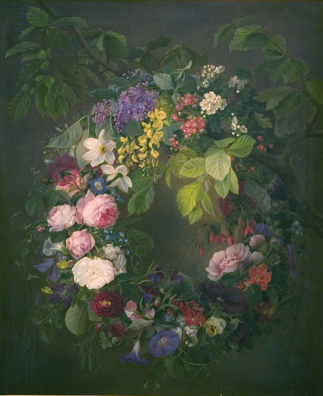 Virágkoszorú alkotó: Emma Thomsen