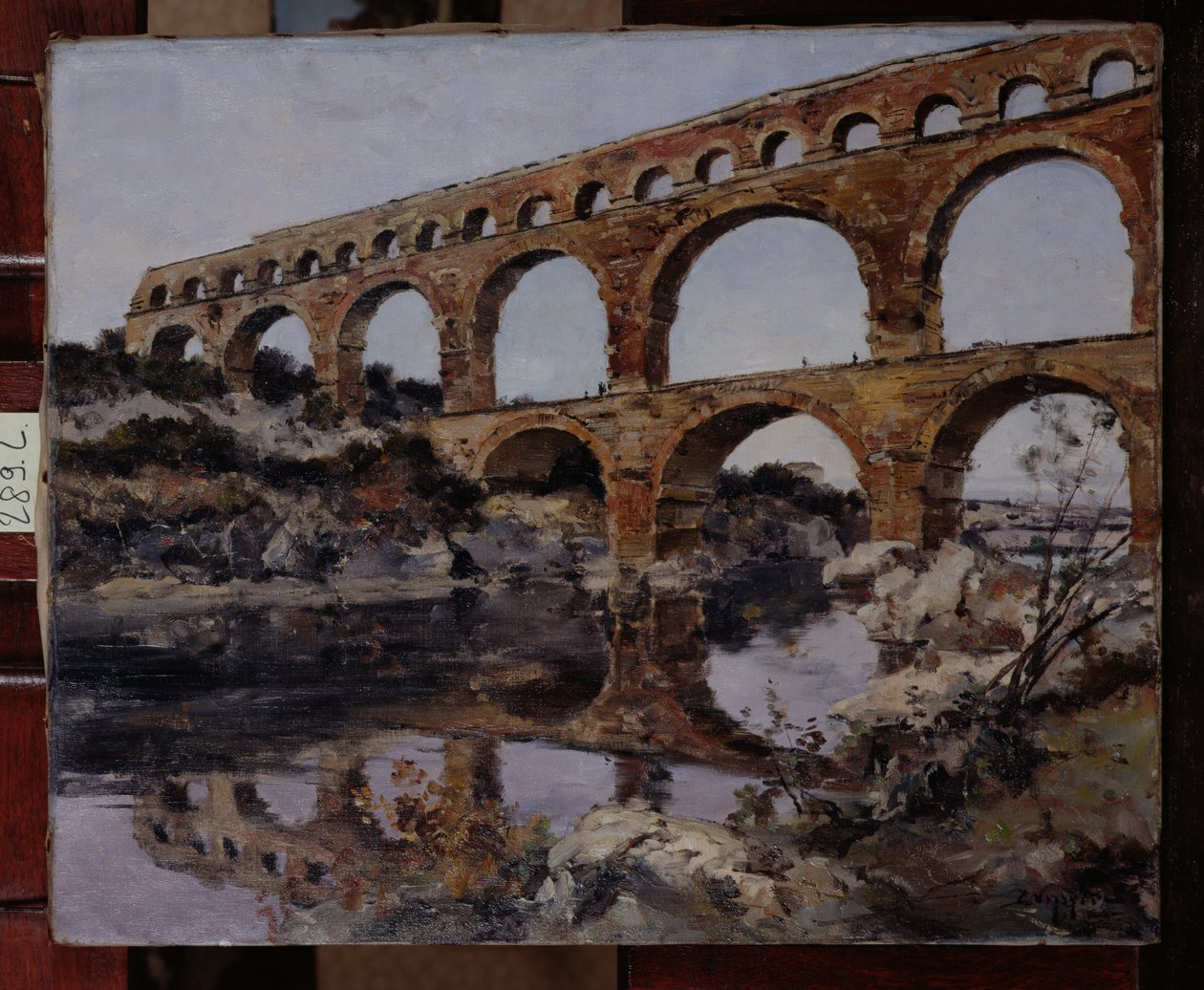 Pont du Gard, 1890 alkotó: Emmanuel Lansyer