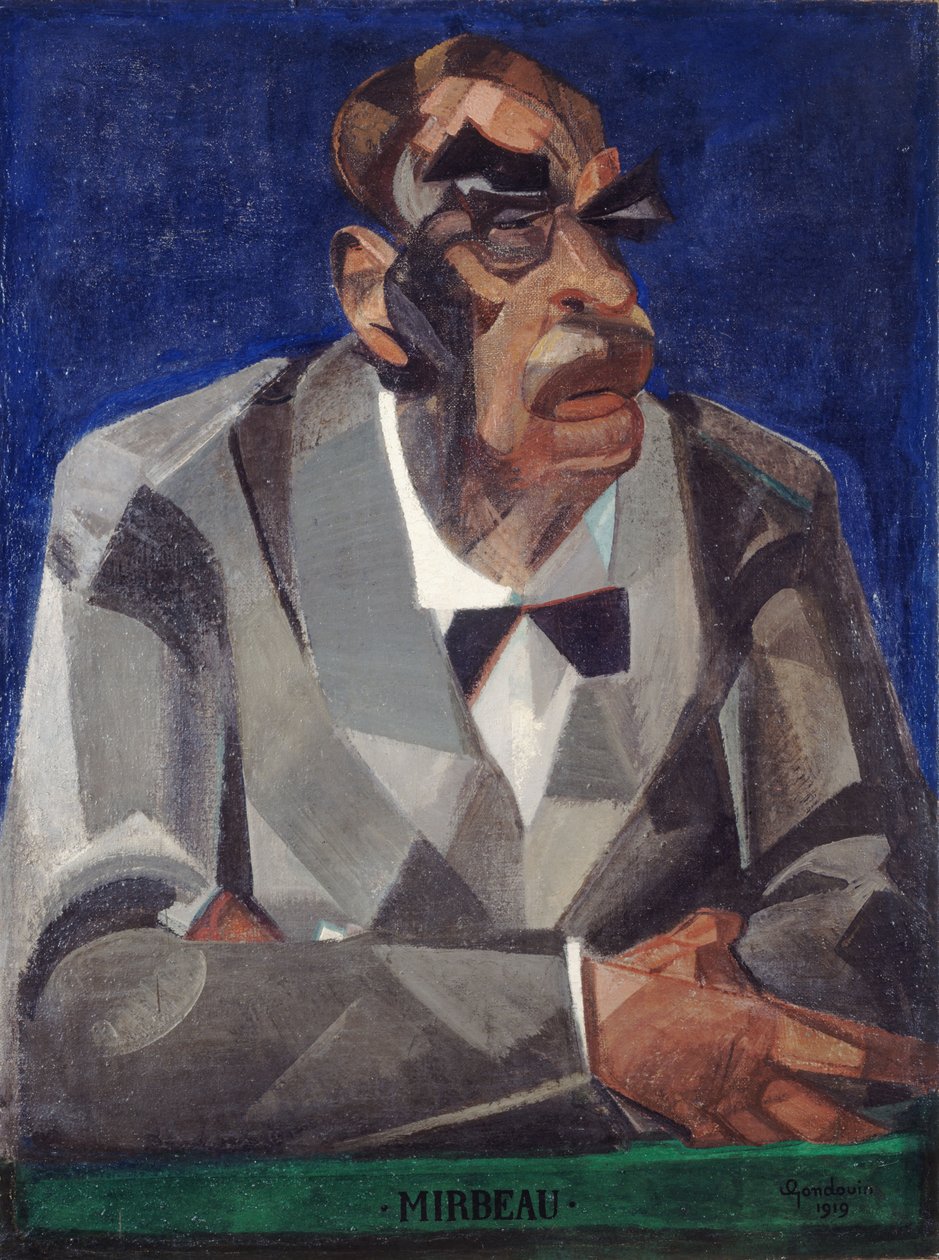 Octave Mirbeau 1848-1917, 1919. alkotó: Emmanuel Gondouin