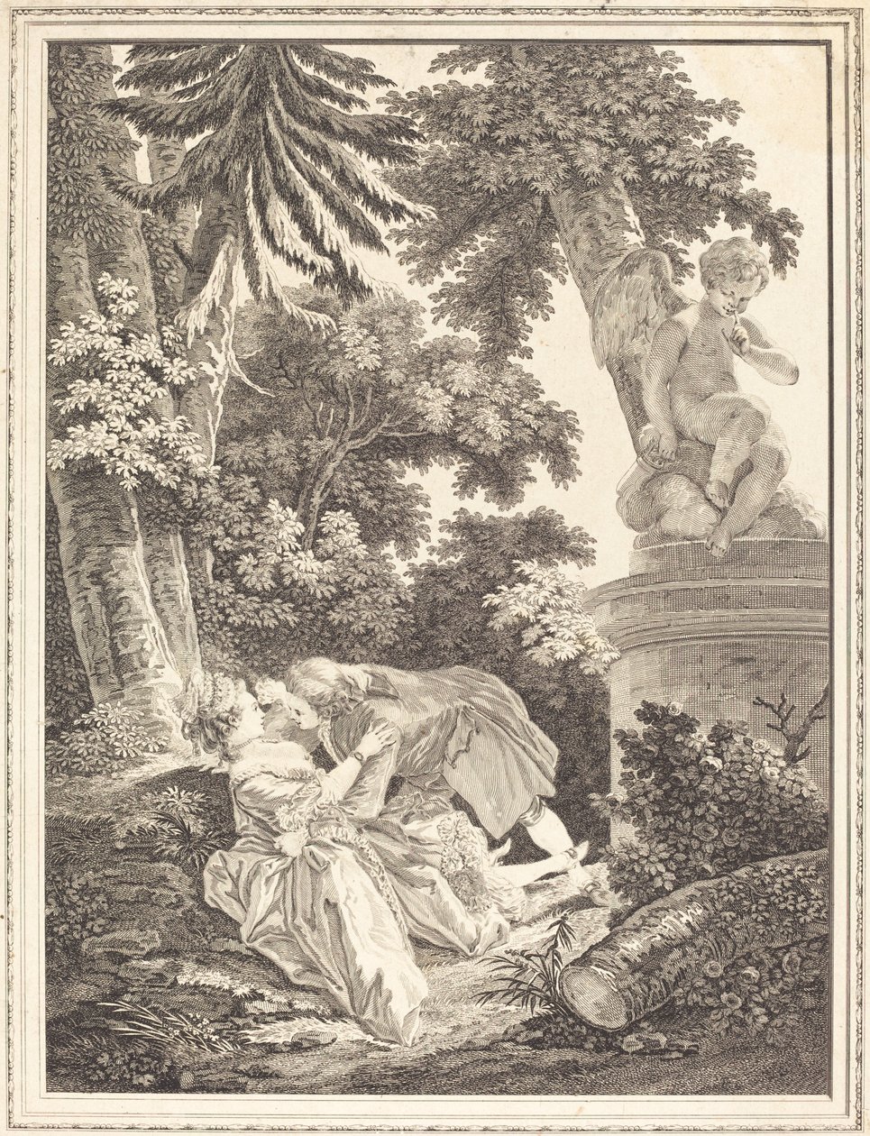Az éjszaka alkotó: Emmanuel Jean Nepomucène de Ghendt after Pierre Antoine Baudouin