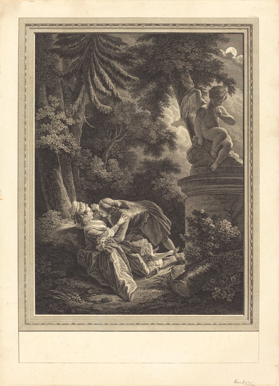 Az éjszaka alkotó: Emmanuel Jean Nepomucène de Ghendt after Pierre Antoine Baudouin