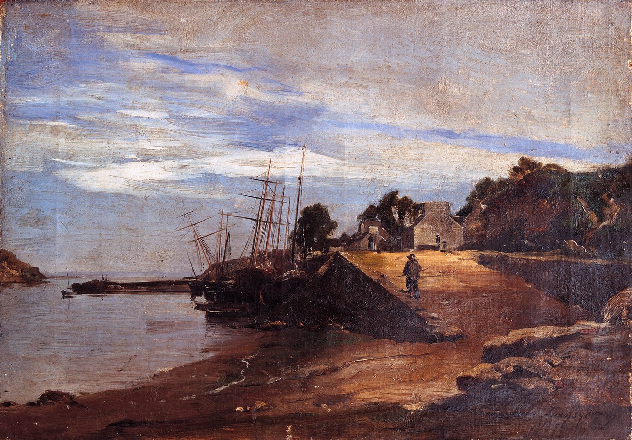 Douarnenez, Port Ru, hajók alkotó: Emmanuel Lansyer