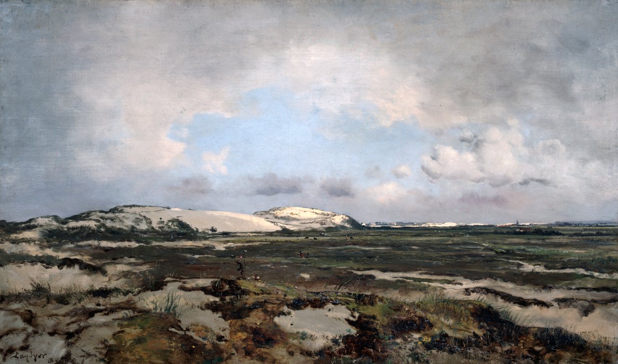 A dűnékben, 1881 alkotó: Emmanuel Lansyer