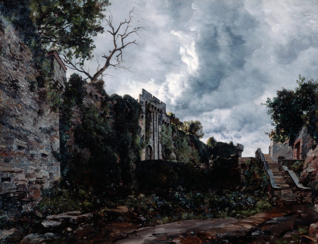A Chateau de Clisson főkapuja, 1884 alkotó: Emmanuel Lansyer