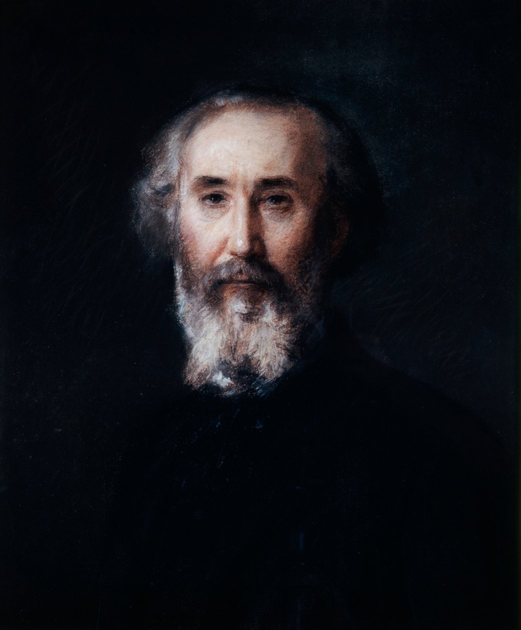 Emmanuel Lansyer művész önarcképe, 19. század alkotó: Emmanuel Lansyer