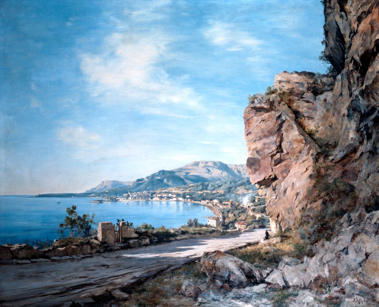 A Béke-öböl, 1893 alkotó: Emmanuel Lansyer