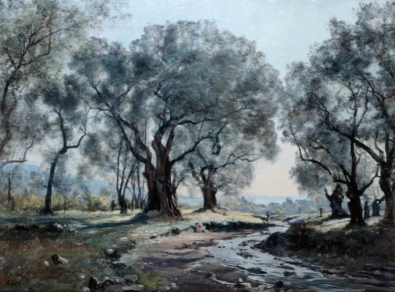 Vallonet hegyi patakja, 1892 alkotó: Emmanuel Lansyer