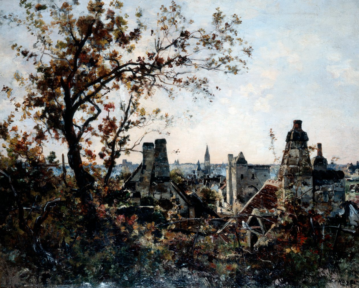 Chevalot tornya este, 1885 alkotó: Emmanuel Lansyer