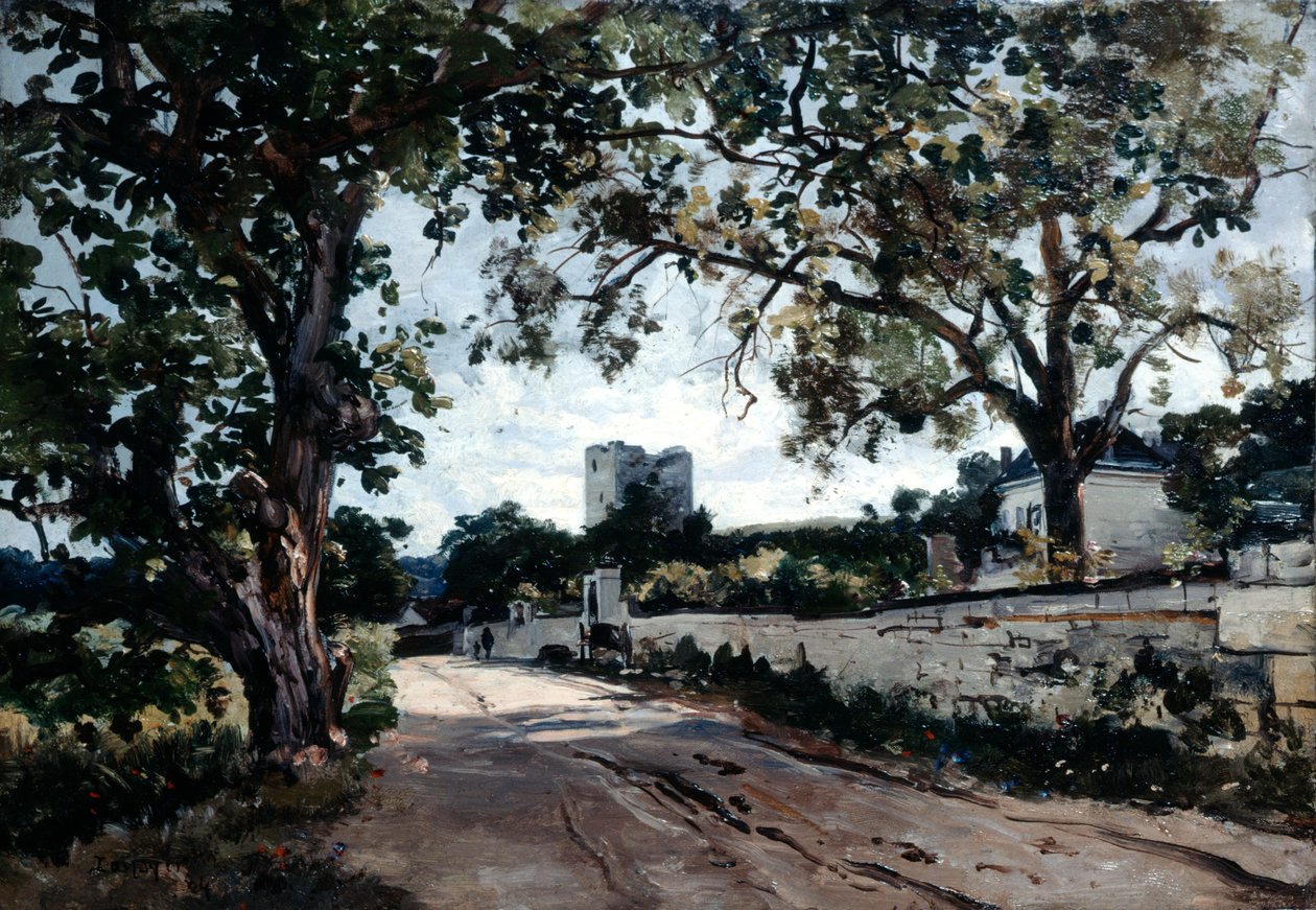 Út Mauvieresbe este, 1884. alkotó: Emmanuel Lansyer