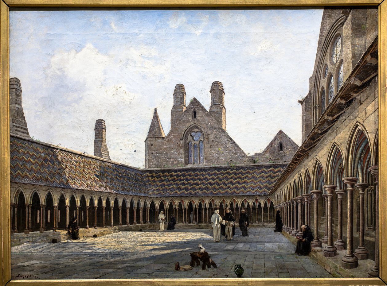 A Mont Saint-Michel kerengője alkotó: Emmanuel Lansyer
