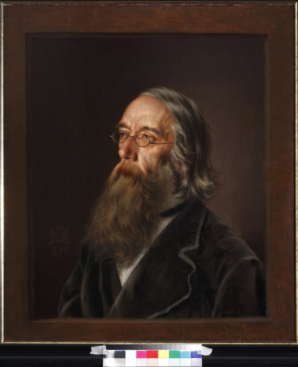 Vaszilij Alekszejevics Jelagin (Elaguine) (1818-1879) portréja Dmitriev-Mamonov, Emmanuil Alekszandrovics (1824-1880) mellett. Olajfestmény alkotó: Emmanuil Alexandrovich Dmitriev Mamonov