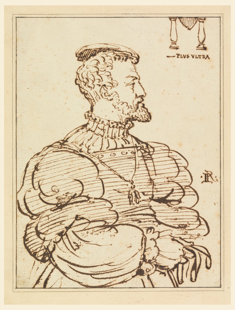 V. Károly császár portréja alkotó: Emperor Charles V
