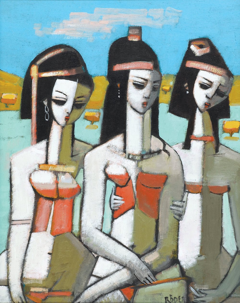 Égei (olaj, vászon) alkotó: Endre Roder