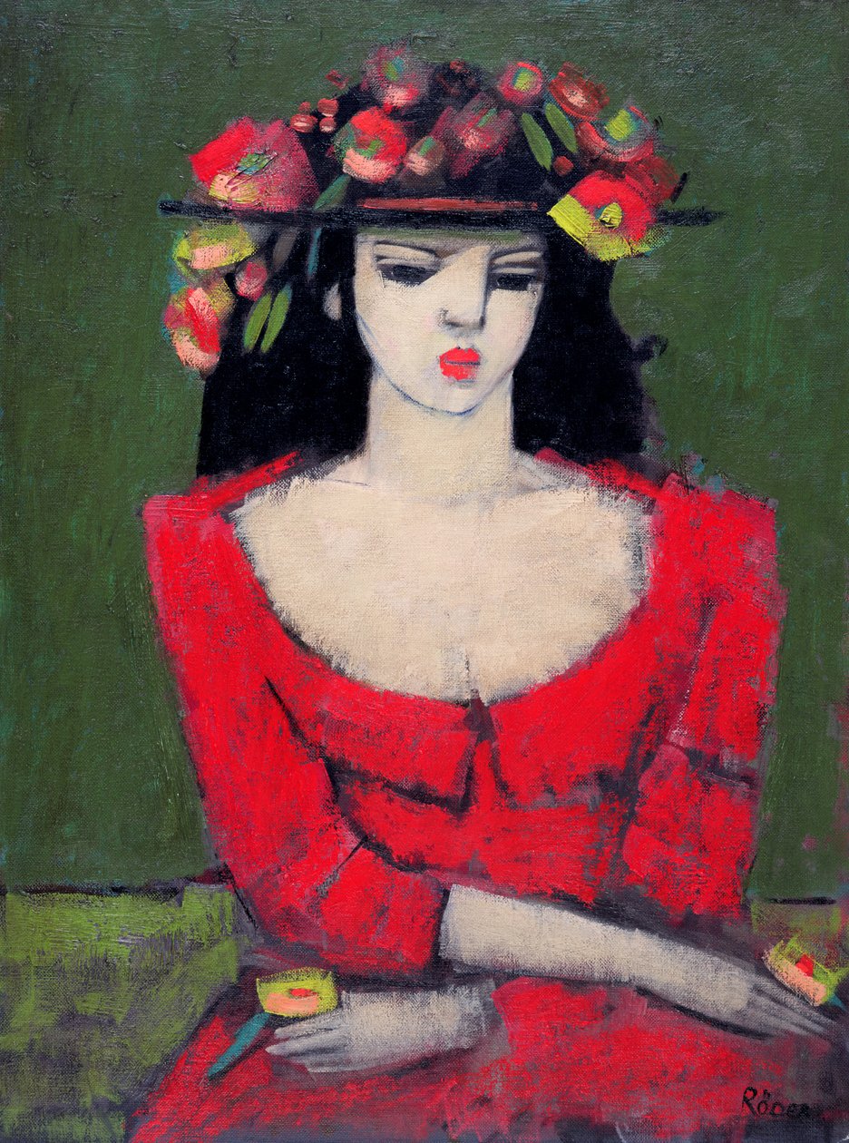 Fleur (olaj, vászon) alkotó: Endre Roder
