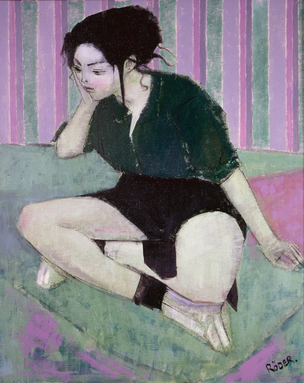 Liz (olaj, vászon) alkotó: Endre Roder