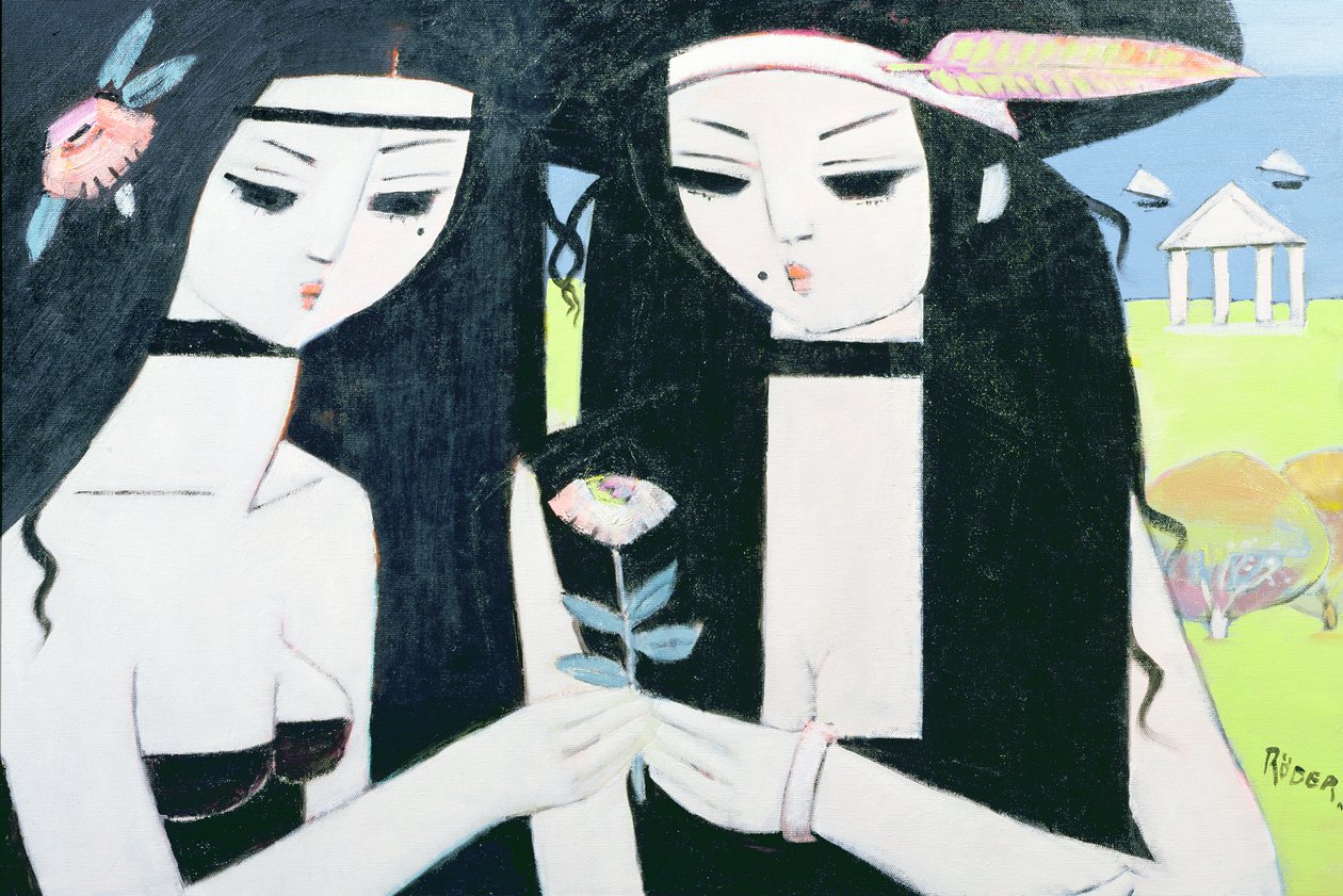 Templom, 2008 (olaj, vászon tábla) alkotó: Endre Roder