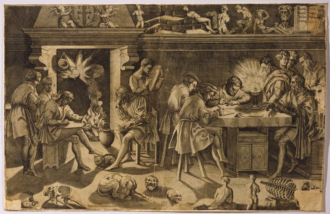 A Baccio Bandinelli Akadémia, 1547 alkotó: Enea Vico