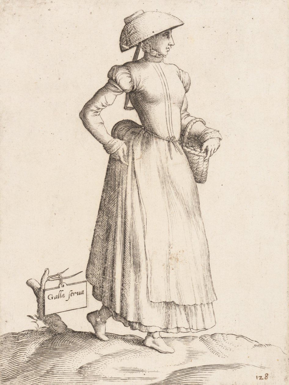 Jelmeztál: Galla Serva, kb. 1557-58. alkotó: Enea Vico