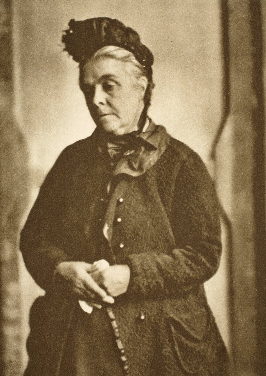 Egy Charwoman (szépia fotó) alkotó: English Photographer