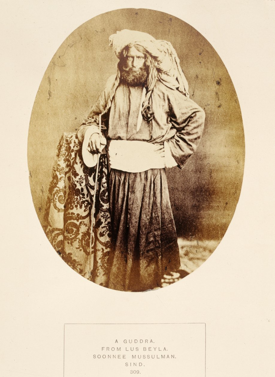 A Guddra, Lus Beyla, Soonnee Mussulman, Sind, The People of India, J. Forbes Watson, megjelent 1868-ban (albumnyomat) alkotó: English Photographer